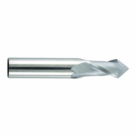 Morse DRILLMILL End Mill, Regular Length Single End, Series 5989G, 516 Dia, 212 Overall Length, 13 95306